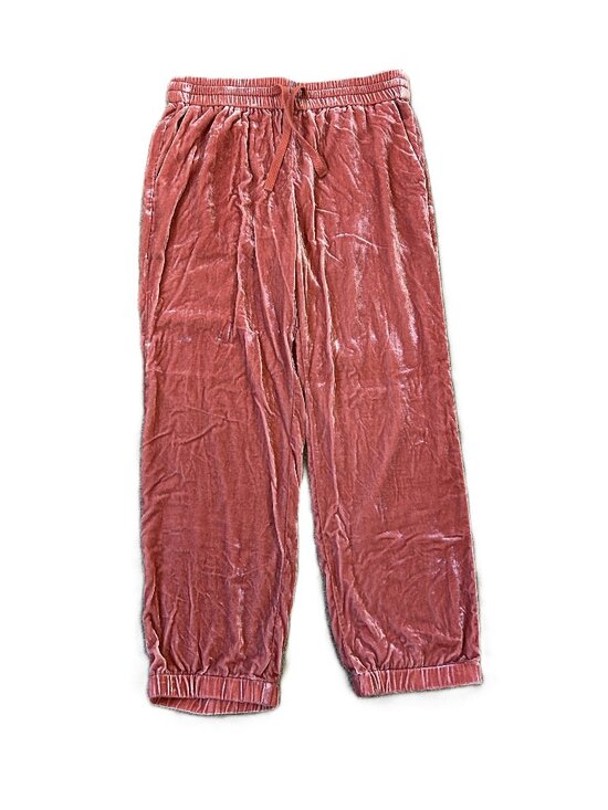 J. Crew Pants - J. Crew Crushed Velvet Jogger Pants 8 Dusty Pink
